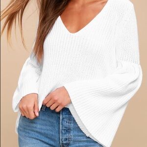 Free People Damsel Sleeve Sweater